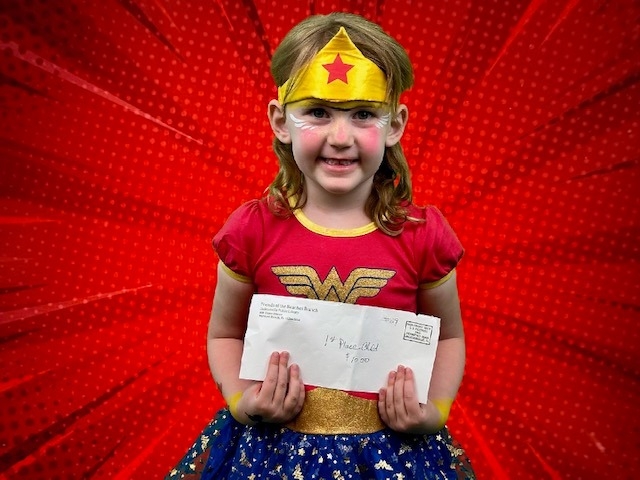 Child dressed as Wonder Woman