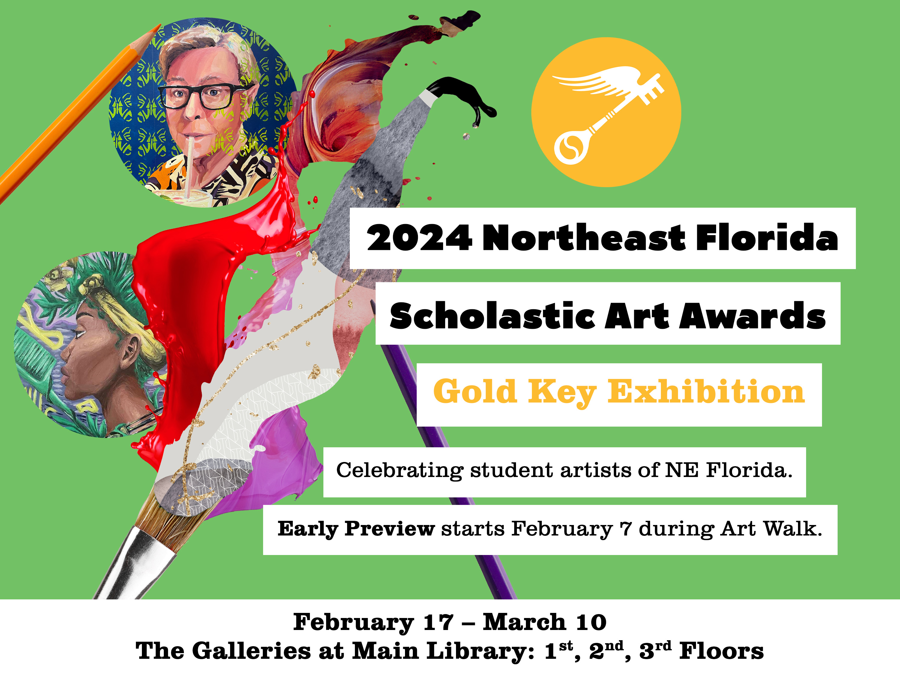 2024 Northeast Florida Scholastic Art Awards: Gold Key Exhibition